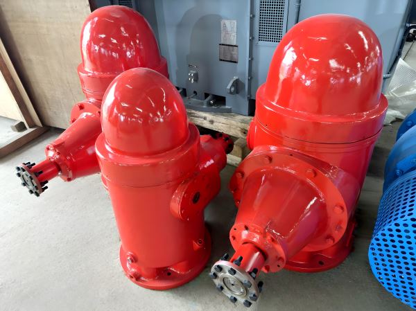 出口海外的H系列直角齿轮箱